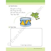 Evan-Moor At-Home Tutor: Reading, Kindergarten Workbook