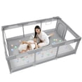 thumbnail image 1 of Parque infantil besuhot extra grande de 187 x 127 cm para interior y exterior, 1 of 7