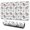 White Cow Milk-1, variant on Long Mouse Pads for Desk,White Cow Milk Strawberry Pattern Desk Mats on Top Of Desks, Desk Mouse Pad Extra Large with 3mm Non-Slip Base and Stitched Edge for Gaming,Office,Work,Home 31.5"x11.8"