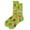 Green, variant on DQRPSEETB Men's Autumn Winter Socks Santa Claus Snowflake Men's Middle Tube Socks Damp Cotton Socks Golf Socks for Men,Long Socks Yellow