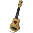thumbnail image 4 of Miangastore Children Small Size Musical Instruments Imitated Ukulele Mini Guitar Playing Toy with Four Strings (44cm, Beige), 4 of 9