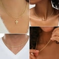 thumbnail image 2 of DORANA 18K Gold Plated Chains for Women 1.5mm/2mm Non Tarnish Twist Rope Necklace Birthday Valentines Day Jewelry Gifts Teen Girlfriend Wife Mom Daughter Tween Her Age Ideas 16/18/20/22/24 Inch, 2 of 6