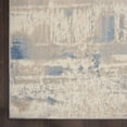 thumbnail image 5 of Nourison Solace Abstract Ivory/Grey/Blue 2'3" x 7'3" Area Rug, (7' Runner), 5 of 8