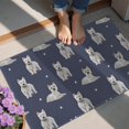 thumbnail image 4 of West Highland White Terrier Door Rugs,Washable Non Slip Door Mats Indoor,Decorative Door Mats,Entry Mat Indoor for Entrance,Bedroom,Kitchen,Bathroom,20"x32", 4 of 6