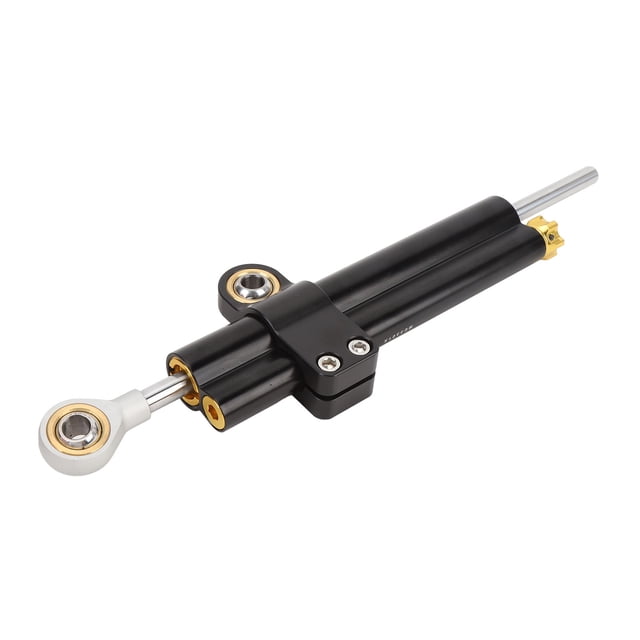 Motorcycle Steering Stabilizer, Motorcycle Steering Damper Stabilizer Adjustable Enhances Stability Increases Safety Universal Fit for Motorbikes
