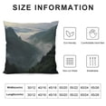 thumbnail image 6 of Acheng Baiyun Mountain Throw Pillow Covers Cozy Soft Pillowcase Square Cushion Case for Home Sofa Bedroom Car Decoration,2 Pcs White, 6 of 6