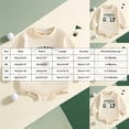 thumbnail image 4 of Ulanda Baby Boy Golf Outfit Onesie Sweatshirt Bubble Romper Long Sleeve Bodysuit Infant Fall Clothes (White, 3-6 Months), 4 of 8