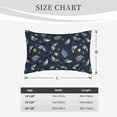 thumbnail image 3 of Plush Throw Pillow Covers, Funny Cartoon Cute Shark Whale Pillow Cases with Invisible Zipper, Breathable Microfiber Pillow Cases Standard Size for Sleeping Bedroom Sofa Living Room 16x24, 3 of 5
