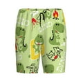 thumbnail image 4 of Fotbe Cute Dinosaurs Cartoon Pajama Shorts for Men, Men's Pajama Bottoms, Sleepwear,Short Pajama Pants-4X-Large, 4 of 9