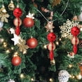 thumbnail image 4 of LINLIN Party Decoration Pendant, Christmas Balls Ornament Baubles 12 Pieces Long Christmas Tree Pendants Decorative, Gourd Shape Shatterproof Xmas Balls for Xmas Hanging Decorations, 4 of 9