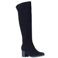 thumbnail image 6 of Womens Nine West Krayzie Knee High Platform Boots, Black, 6 of 6