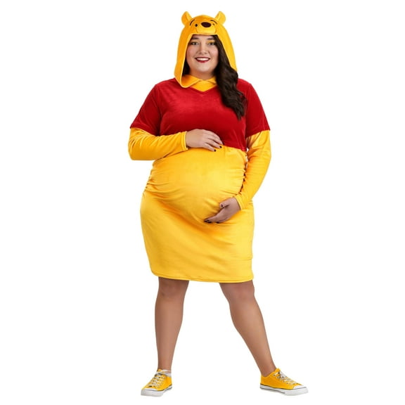 Plus Size Disney Winnie the Pooh Maternity Women's Costume