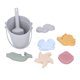 thumbnail image 5 of Juego de juguetes de cubo de playa de silicona Yuxing para niños verano gris, 5 of 5