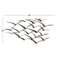 thumbnail image 4 of DecMode Brown Metal Flying Flock Of Bird Wall Decor, 4 of 12