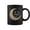 Black, variant on Mystic Cottagecore Lunar Celestial Flowers Stars Moon Coffee Mugs