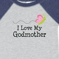 thumbnail image 4 of Inktastic I Love My Godmother Girls Baby Bodysuit, 4 of 5