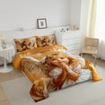 thumbnail image 3 of Erosebridal Cute Angel Comforter Sets Twin Size , Fairy Wings Comforters & Duvets, Orange Super Cozy 2-Piece, 3 of 8
