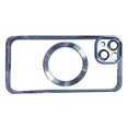 thumbnail image 3 of Funda protectora para teléfono, cubierta completa a prueba de golpes con succión magnética galvanizada a la moda para IPhone, 3 of 8