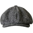 thumbnail image 6 of CoCopeaunts Newsboy Cap Unisex Berets Cap Flat Ivy Cap Adjustable Newsboy Hats for Men Women Casual Outdoor Sunhat Cabbie Hat, 6 of 8