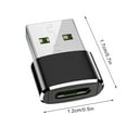 thumbnail image 3 of USB C to USB 3.0 Converter Adapter Female to Male OTG Fast Charging Data Sync for Smartphones Tablets Laptops Compact Plug and Play Android Type-C Device USB-A Connector, 3 of 5