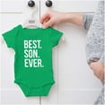 thumbnail image 5 of Best Son Ever Relatives Family Bodysuit Jumper Boys Infant Baby Brisco Brands 12M, 5 of 6