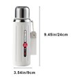 thumbnail image 3 of Foqnuq Portable Insulated Stainless Steel Water Bottle, 600ml Thermal Flask, Vacuum-Sealed Hot & Cold Beverage Kettle, Travel Mug for Hiking & Office, 3 of 7