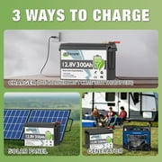 2PACK 12V 300Ah LiFePO4 Lithium Battery,TCBWORTH for RV,Solar,Marine,Caming,Home Energy Storage,off Grid,Built in 200A BMS,15000+ Deep Cycles