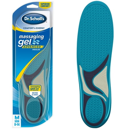 Dr. Scholl’s MASSAGING GEL Advanced Insoles, 1 Pair (Men's (Best Insoles For Metatarsalgia)