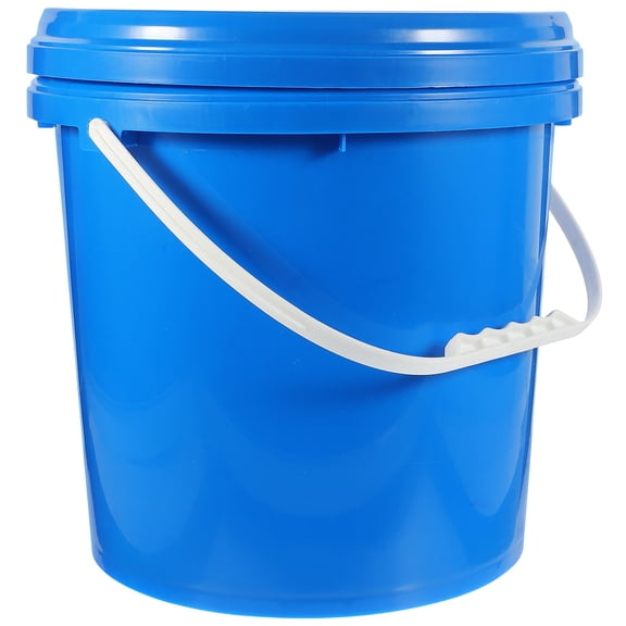 LOLIPPYY Empty Paint Cans With Lids Painting Bucket HDPE Blue 1Set