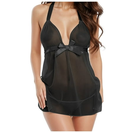 Xuewenshw Women s Lingerie One Piece Lingerie for Women Womens Lingerie Crotchless Women Sleepwear Womens Lingerie Sexy Lingerie Dress