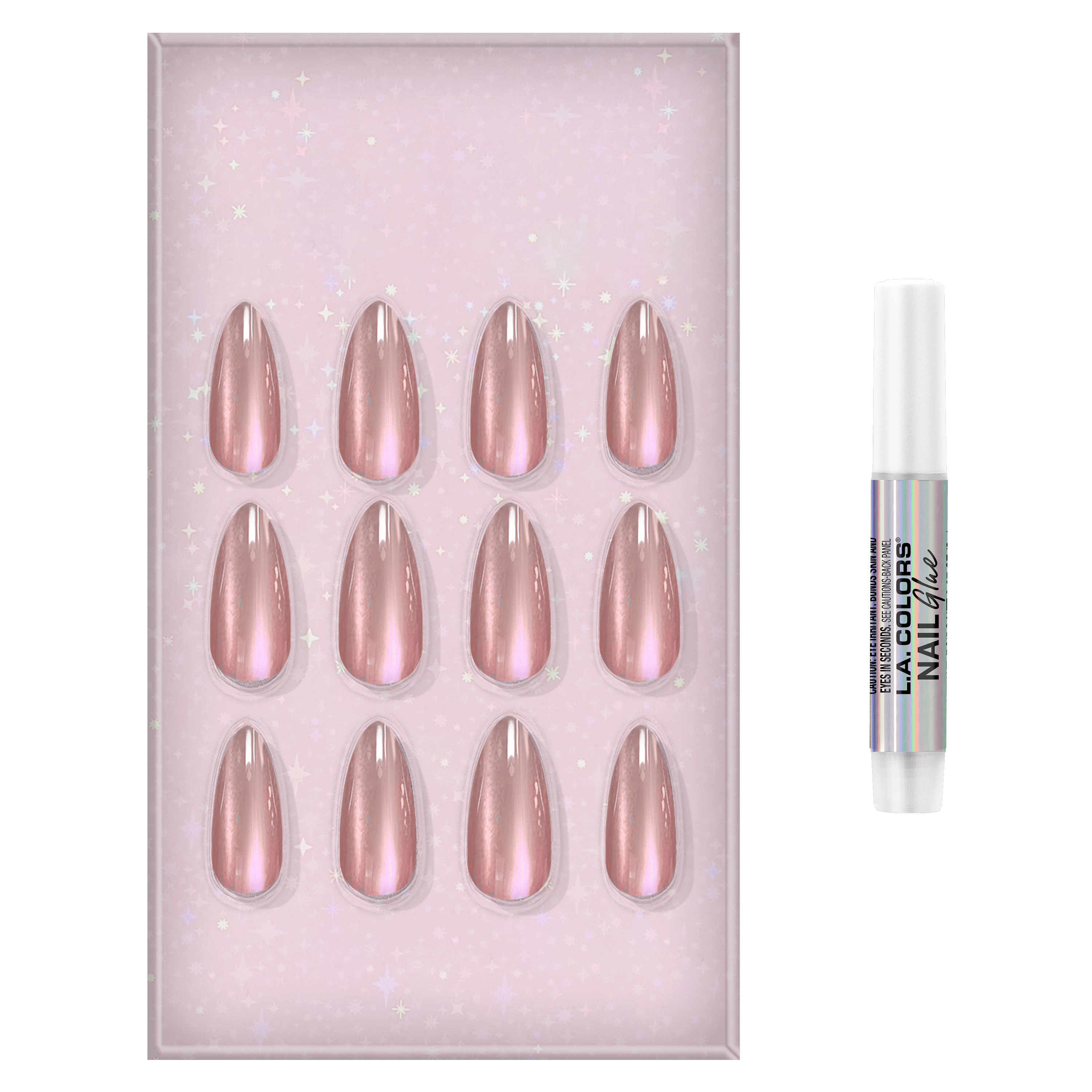 L.A. COLORS Extrava Long lasting flexilbe Nail Tip, Level Up, 32 Piece