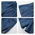 thumbnail image 7 of Spring Fashion Savings AXXD Girl Summer Solid Color Denim Shorts Flowy Skirted Shorts Outfits For 2-7 Years, 7 of 7