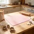 thumbnail image 4 of Food Grade Silicone Dough Rolling Pad - Non-Stick Dough Board for Bread Pizza Pastry, Thick Counter Protector, Washable and Durable Kitchen Mat Pink, 4 of 6
