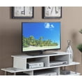 thumbnail image 2 of Pemberly Row Mid-Century 42" TV/Monitor Riser Stand in White Wood Finish, 2 of 3