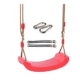 thumbnail image 1 of Children Seat Swing Heavy Duty Rope Adjustable Durable Kids Swing Seat Board for Indoor Outdoor Red, 1 of 5