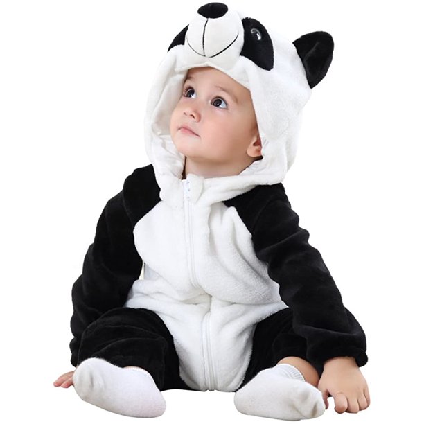 Mono con capucha de franela para bebé, unisex, para invierno y otoño Ormromra LRWJ145-11