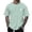 Green, variant on Big and Tall T Shirts for Men 4xlt Short Sleeve Big and Tall Summer Casual Tennis T Shirts Loose Fit Printing Boat Neck Summer Casual Outdoor Basic Shirts