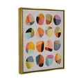 thumbnail image 3 of Stupell Industries Modern Circular Shapes Abstract Painting Gold Floater Framed Art Print Wall Art, 17 x 21, 3 of 9