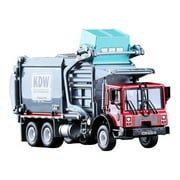 MERIGLARE Truck Toy Kids Play Vehicle Garbage Truck Toy Early Development for Child Ages 4-7 Years Old Holiday Present Party Favors , grey