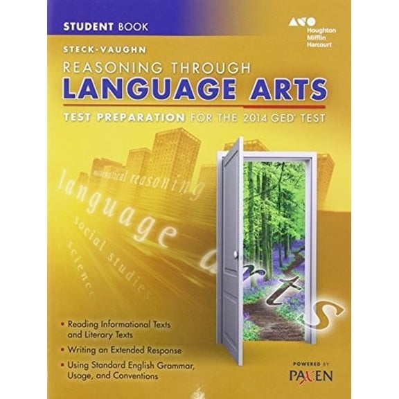 Pre-Owned Steck-Vaughn Reasoning Through Language Arts: Test Preparation for the 2014 Ged Test (Paperback) 0544274261 9780544274266