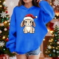 thumbnail image 2 of Lorytime Cute Hoodies for Teen Girls Oversized Boys Christmas Printed Sweatshirt Long Sleeve Tops Drop Shoulder Pullover, 2 of 4