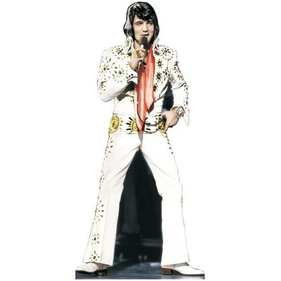 Elvis Presley - White Jumpsuit - Life-Size Cardboard Stand-Up