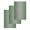 Green, variant on Teal Grey Ombre Kitchen Dish Towels for Drying Dishes Set of 2, Gradient Contemporary Abstract Art Waffle Weave Microfiber Hand Tea Bathroom Towels Quick Dry & Absorbent Towel 15.7x23.6