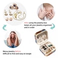 thumbnail image 4 of Cupid Travel Portable Jewelry Organizer: Square Bracelet Holder, Jewelry Display, and Box for Girls and Women, 4 of 6