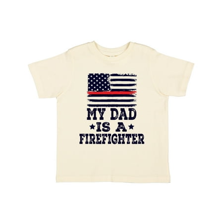 

Inktastic Dad is a Firefighter Gift Toddler Boy or Toddler Girl T-Shirt