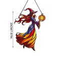 thumbnail image 3 of Diceymbol Fairy Acrylic Hanging Ornament with Double-Sided Sparkle, 7.8 Inches, 1 Piece, 3 of 6