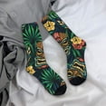 thumbnail image 5 of Fuzoiu Tropical Tribe Mask Print Athletic Crew Socks for Men & Women,Casual Crew Socks,Above Ankle Crew Socks for Business, Casual, 5 of 6
