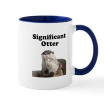 CafePress - Significant Otter Mug - 11 oz Ceramic Mug - Novelty Coffee Tea Cup