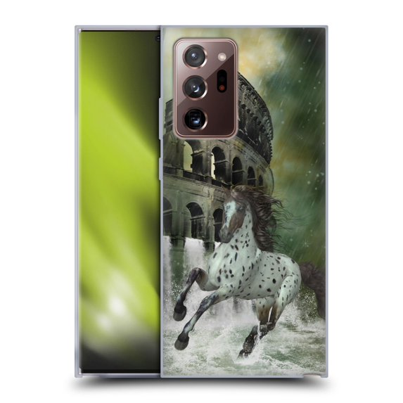 Head Case Designs Officially Licensed Simone Gatterwe Horses The Escape Soft Gel Case Compatible with Samsung Galaxy Note20 Ultra / 5G