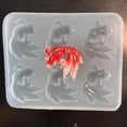 thumbnail image 4 of Lerpwige Flexible Silicone Goldfish Resin Mold For DIY Keychains Mini Pendants Crafting, 4 of 8